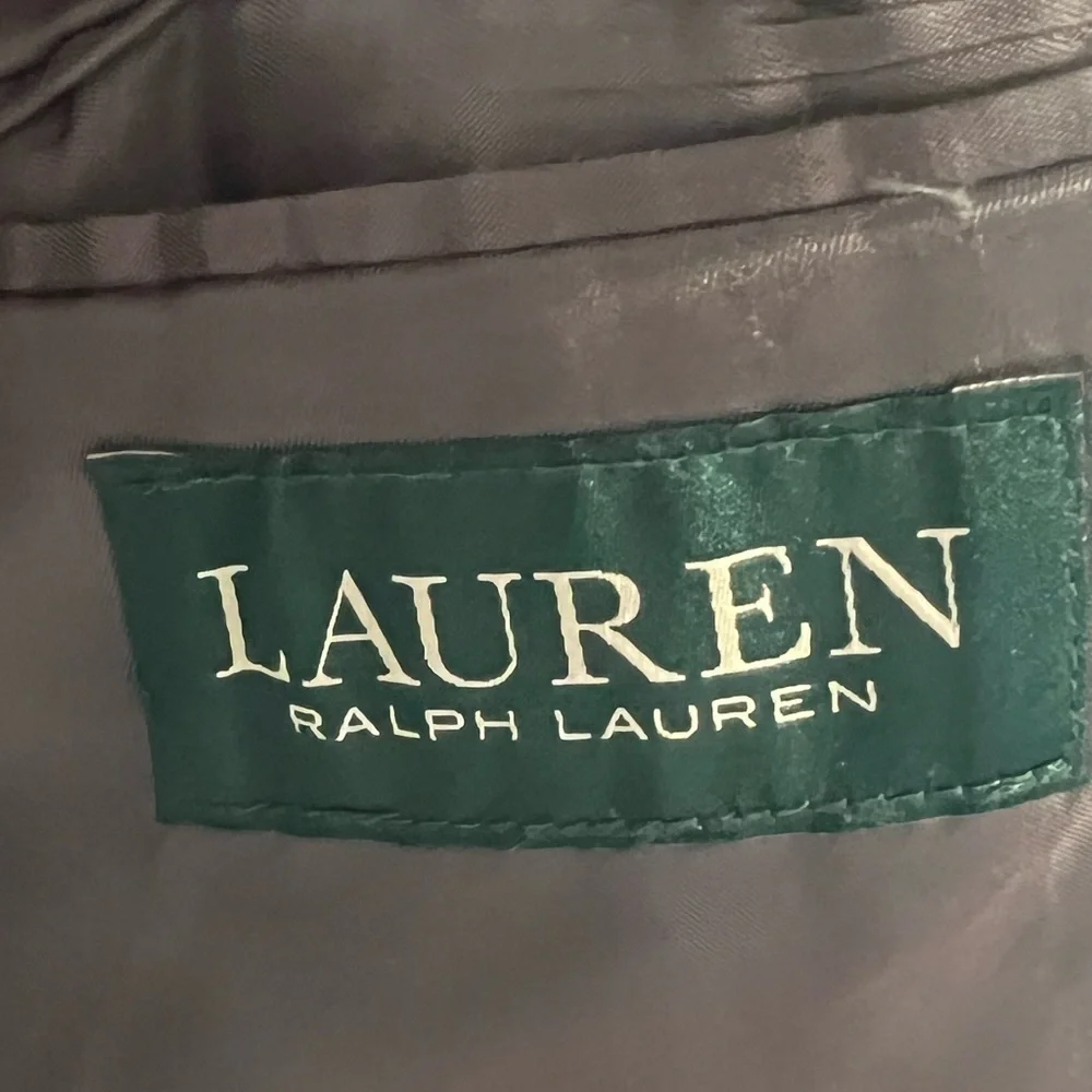 Ralph Lauren for Macy’s Men's size 40R Gray 2 button sport coat/ blazer